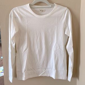 White Long Sleeve Tee